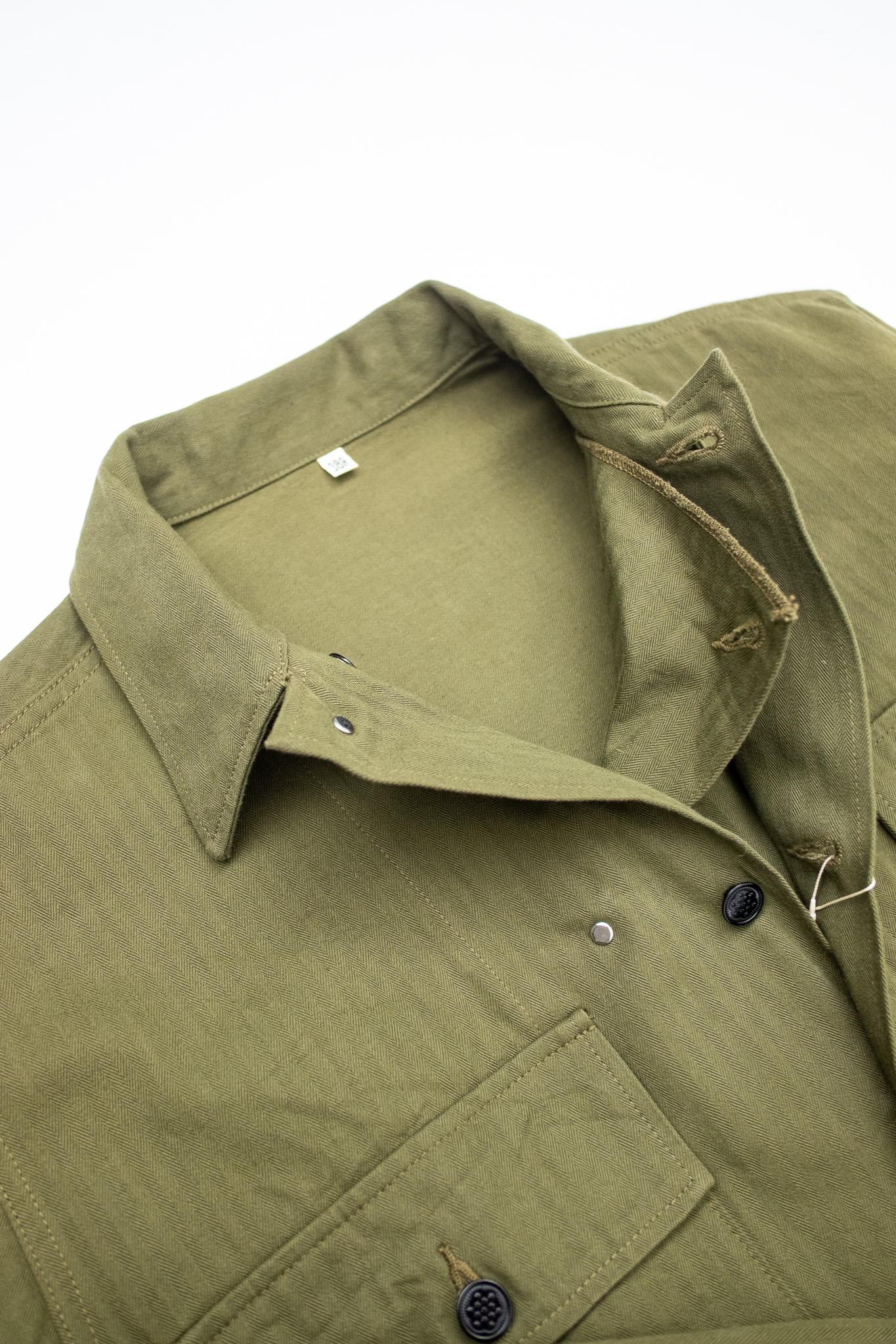 Buzz Rickson’s - BR15887 Herringbone Twill Jacket Special Olive Drab - 9