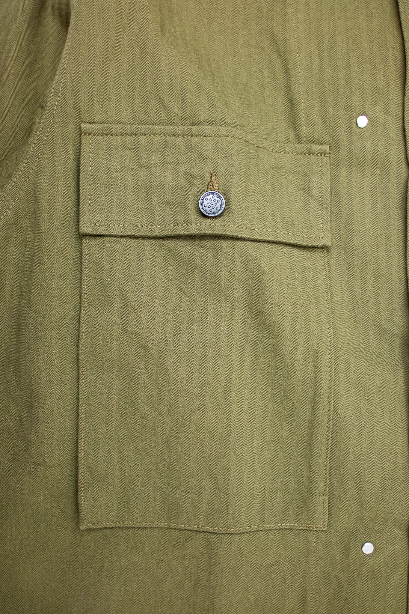 Buzz Rickson’s - BR15887 Herringbone Twill Jacket Special Olive Drab - 6