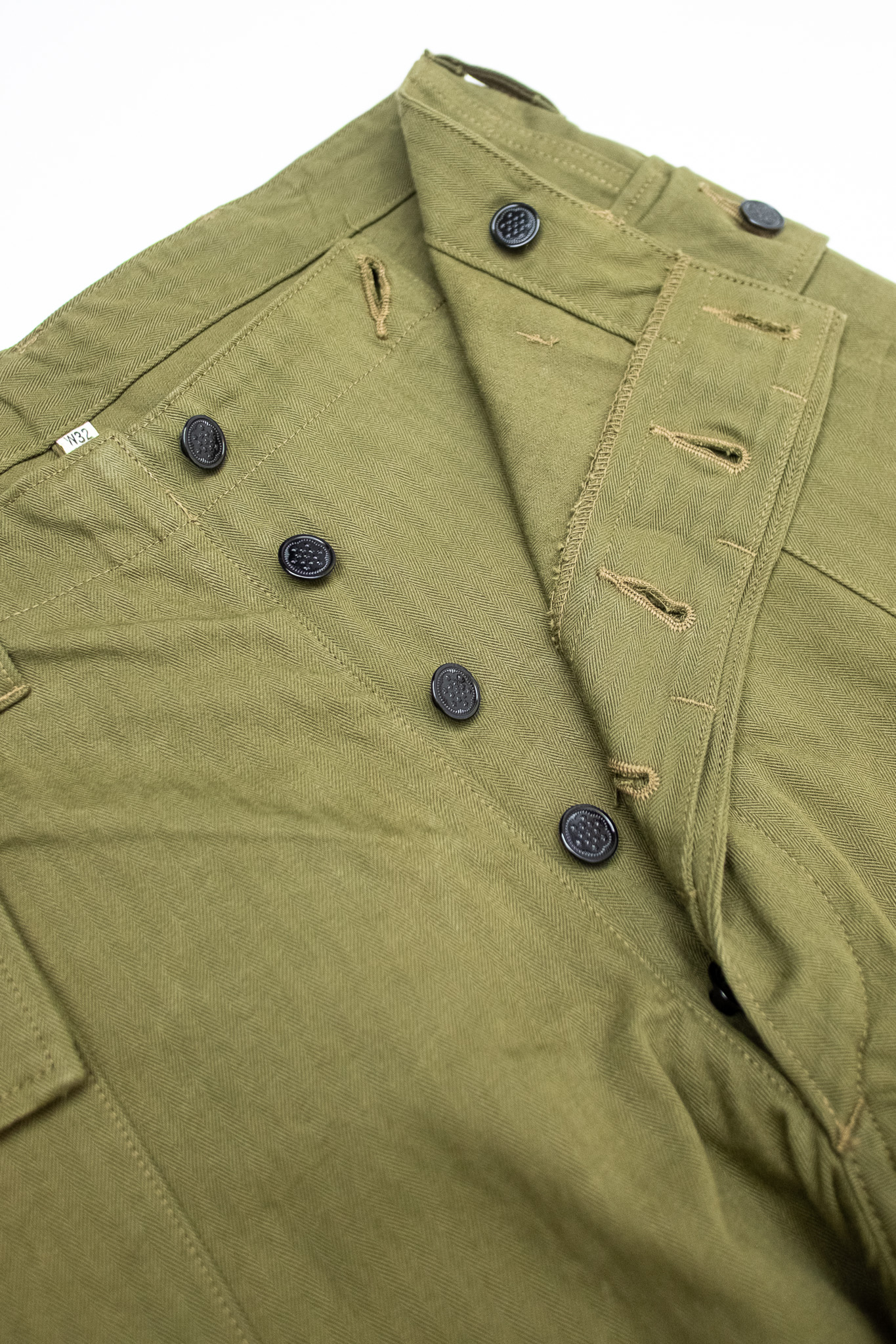Buzz Rickson’s - BR42638 Herringbone Twill Trousers Special Olive Drab - 6