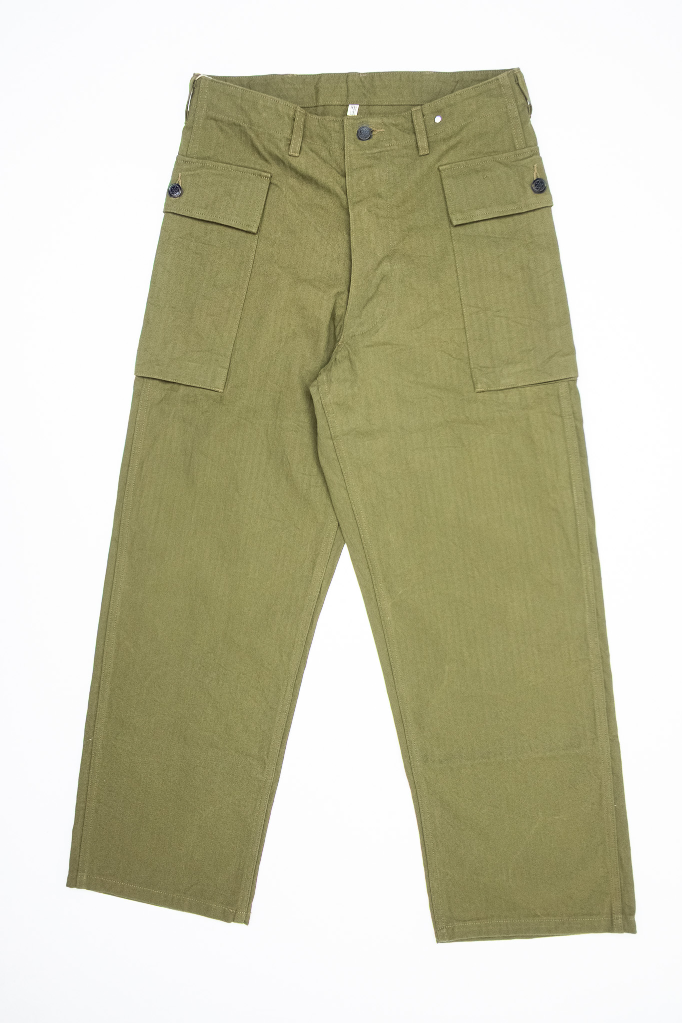 Buzz Rickson’s - BR42638 Herringbone Twill Trousers Special Olive Drab - 2