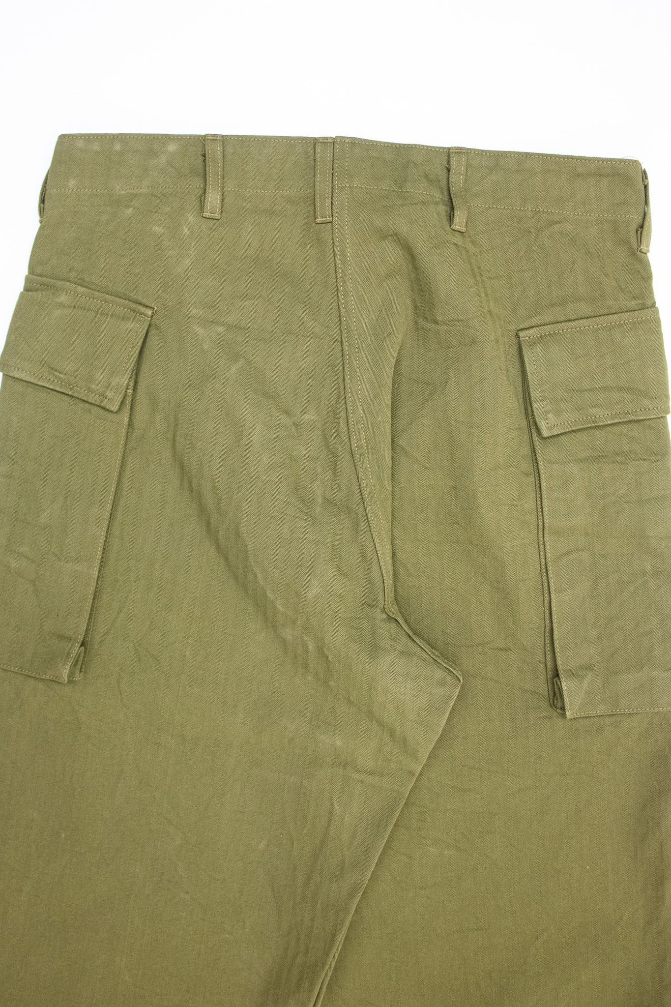 Buzz Rickson’s - BR42638 Herringbone Twill Trousers Special Olive Drab - 7