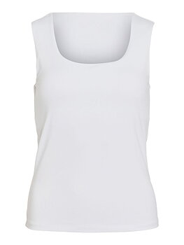Vila Kenza U-Neck S/L Tank Top Optical Snow