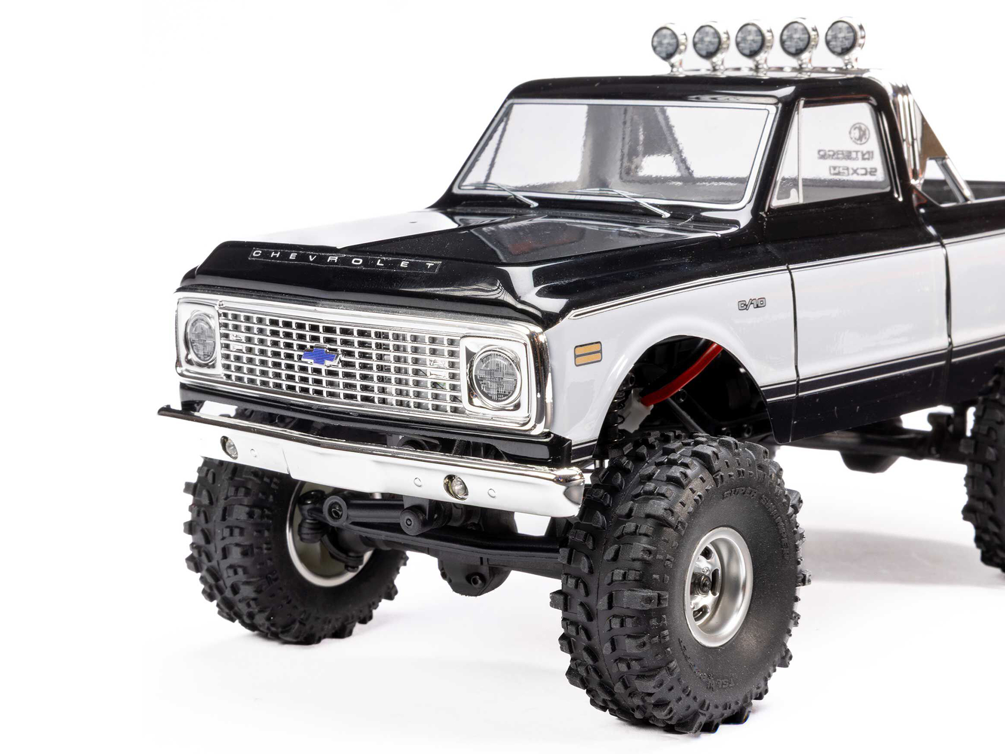 Axial 1/24 SCX24 1971 Chevrolet C10 4WD Truck RTR, Black - 17