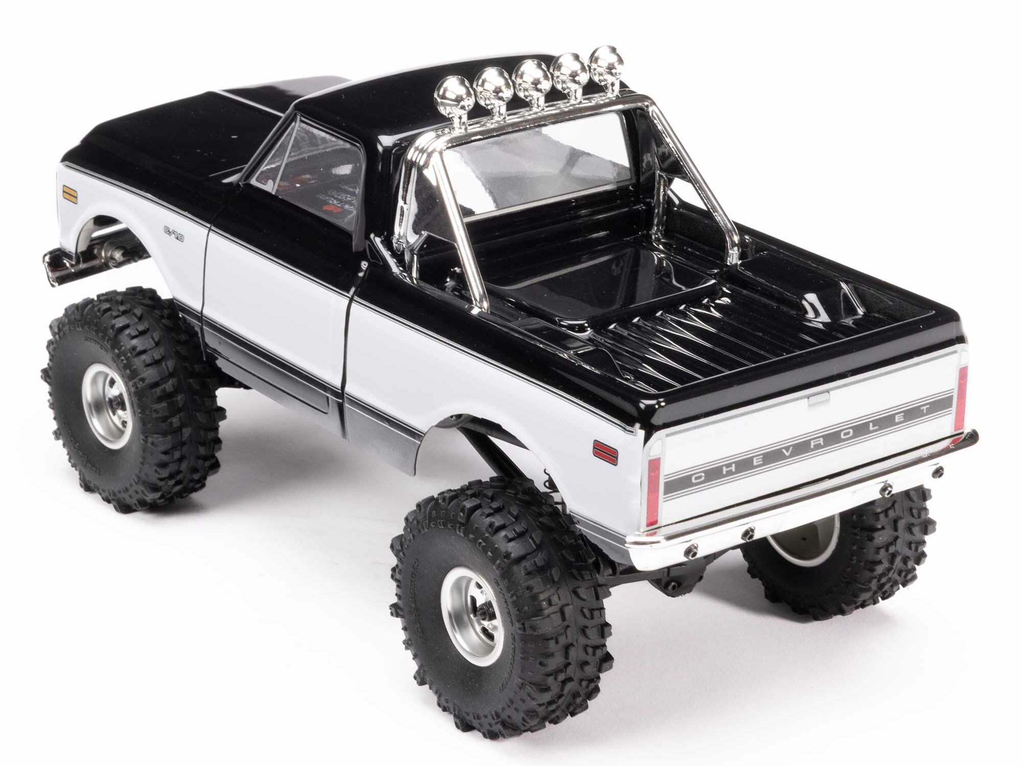 Axial 1/24 SCX24 1971 Chevrolet C10 4WD Truck RTR, Black - 3