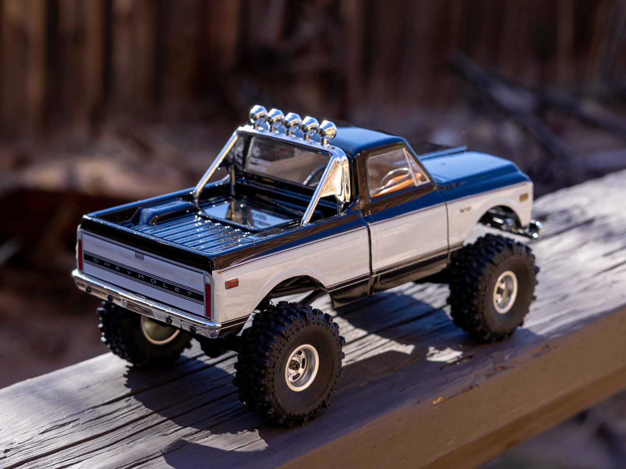 Axial 1/24 SCX24 1971 Chevrolet C10 4WD Truck RTR, Black - 22