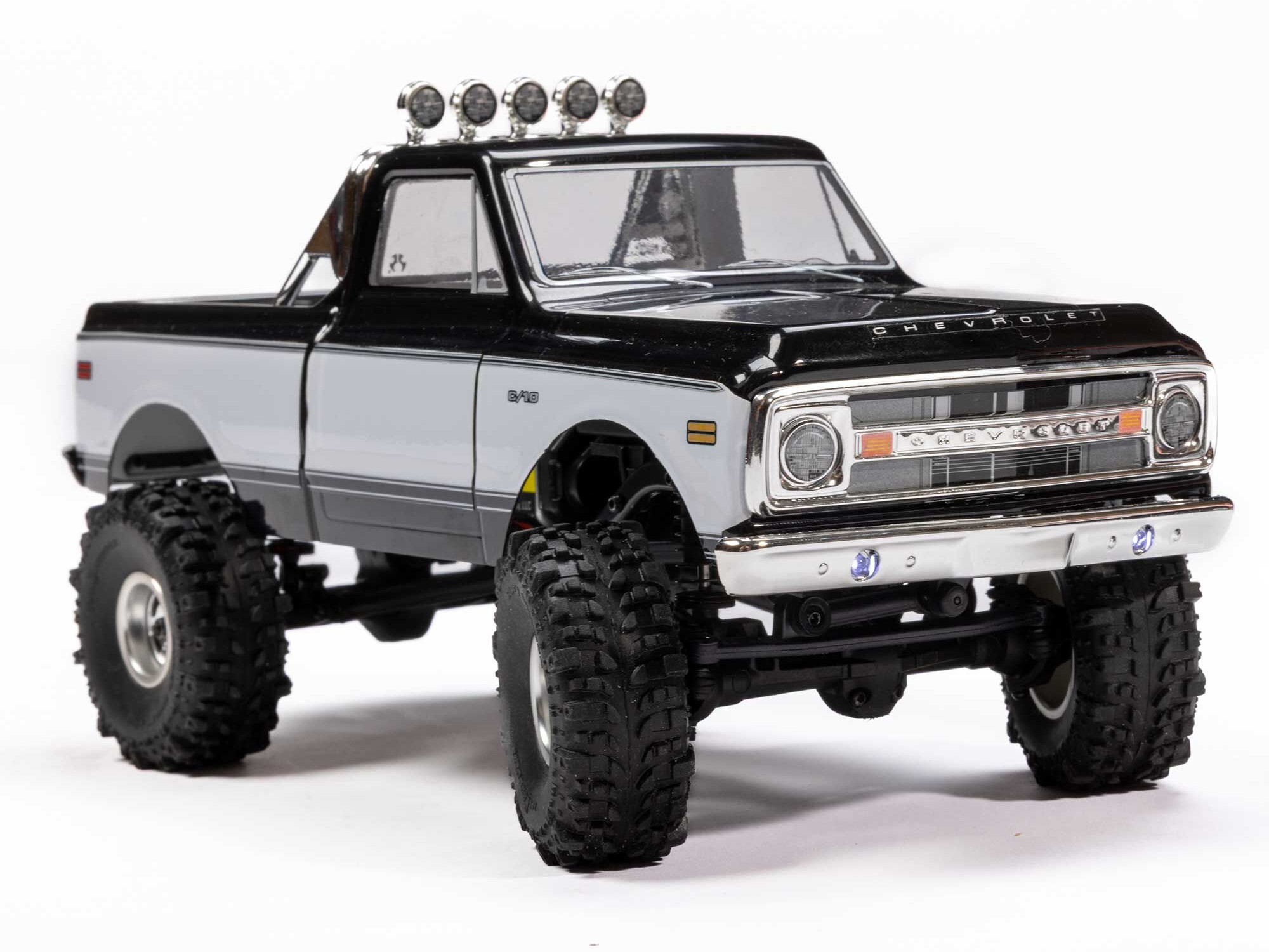 Axial 1/24 SCX24 1971 Chevrolet C10 4WD Truck RTR, Black - 2