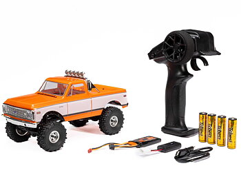 Axial 1/24 SCX24 1971 Chevrolet C10 4WD Truck RTR, Orange