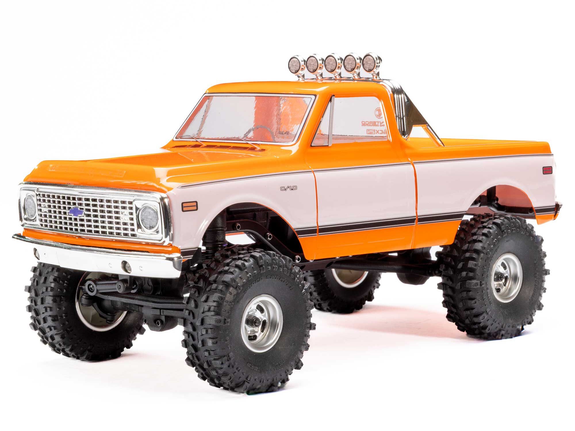 Axial 1/24 SCX24 1971 Chevrolet C10 4WD Truck RTR, Orange - 5