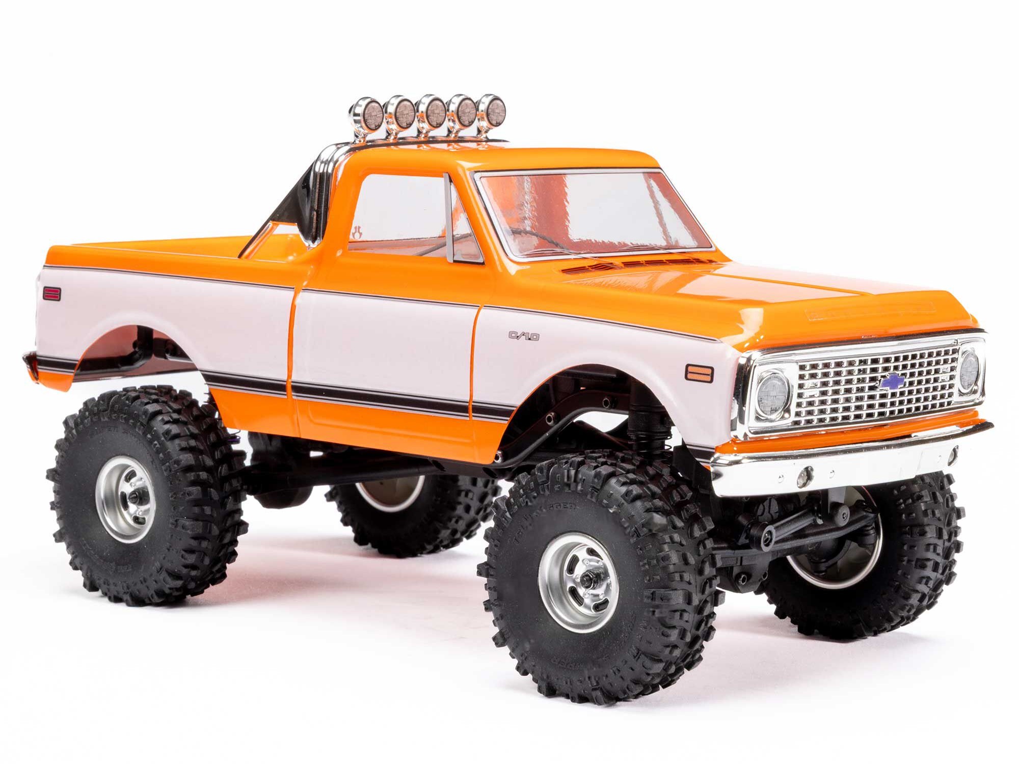 Axial 1/24 SCX24 1971 Chevrolet C10 4WD Truck RTR, Orange - 2