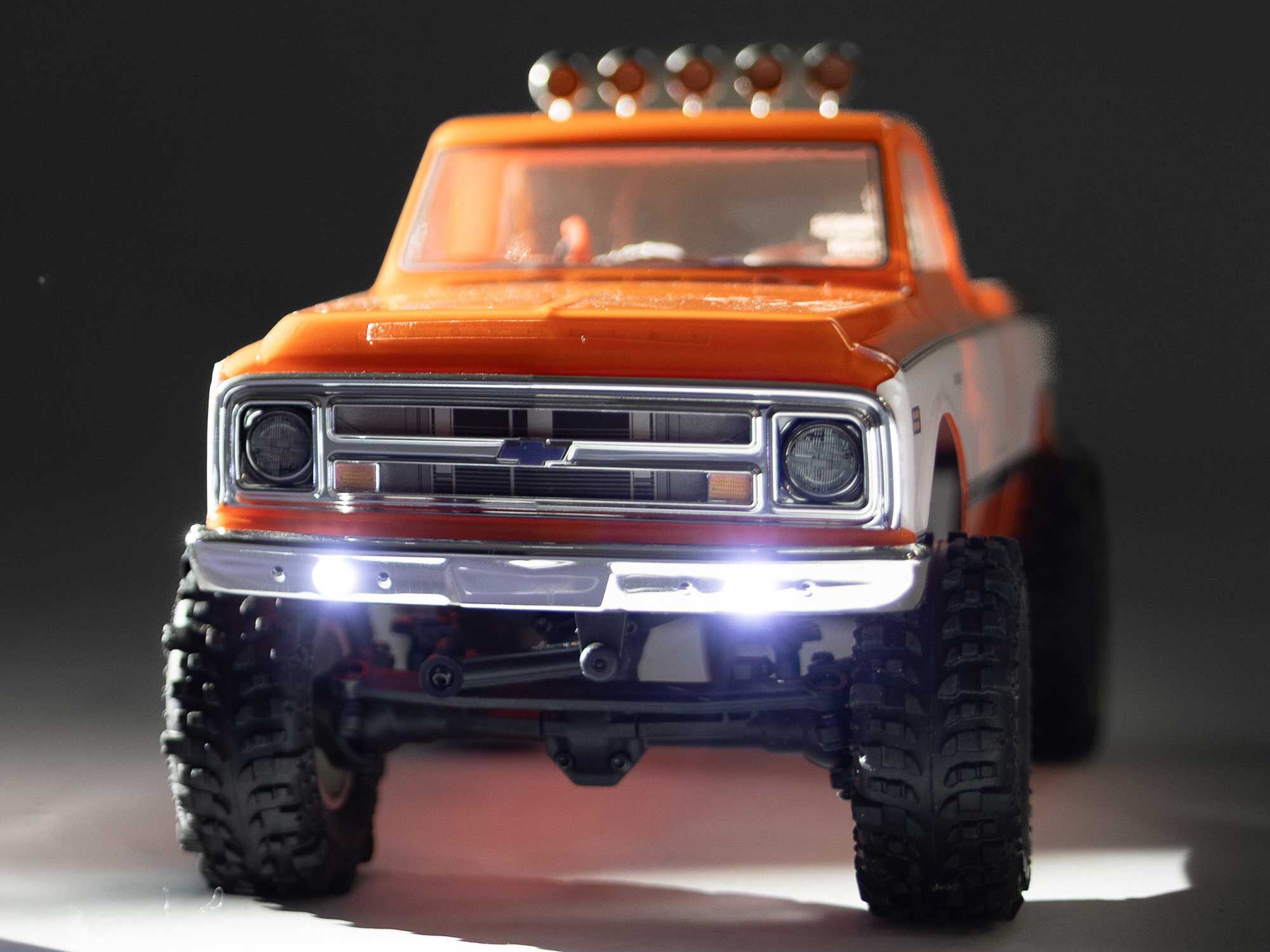 Axial 1/24 SCX24 1971 Chevrolet C10 4WD Truck RTR, Orange - 21