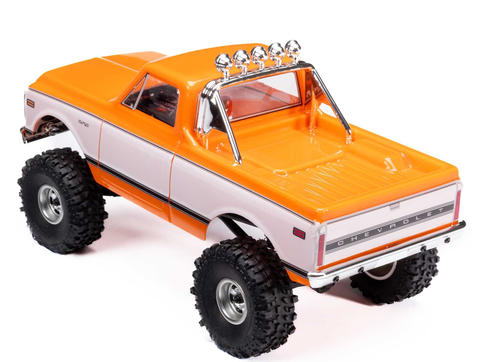 Axial 1/24 SCX24 1971 Chevrolet C10 4WD Truck RTR, Orange - 3