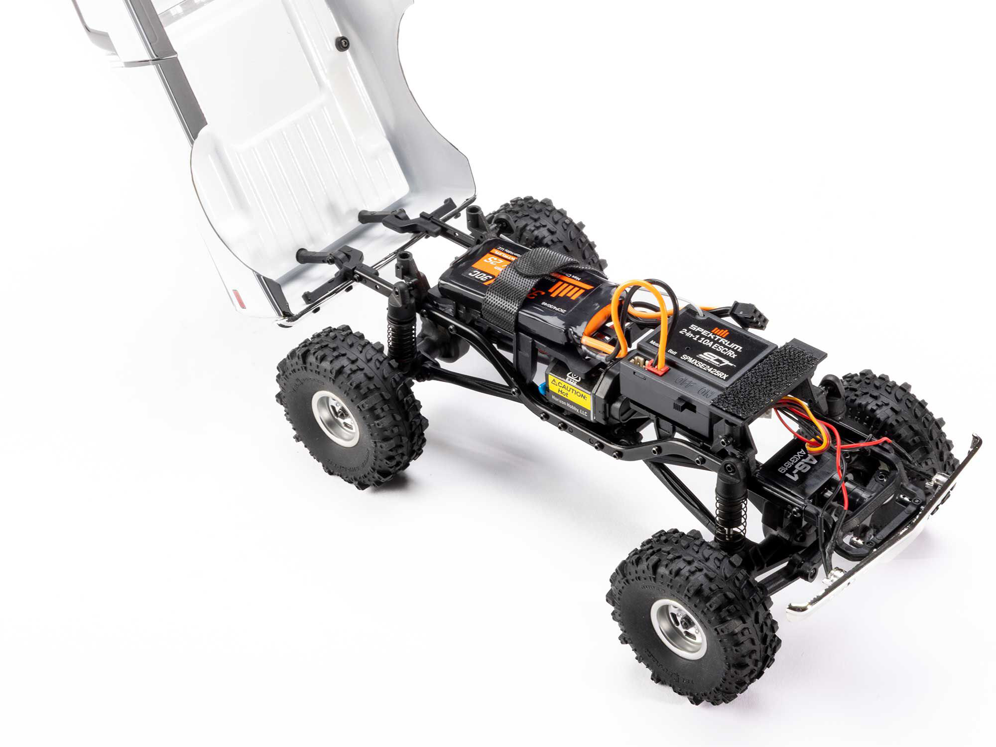 Axial 1/24 SCX24 1971 Chevrolet C10 4WD Truck RTR, Orange - 14