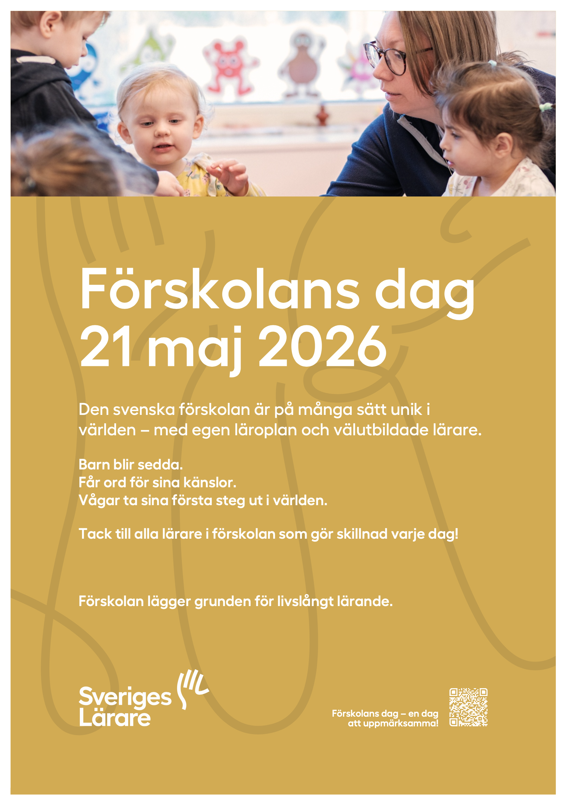 Forskolans dag 21 maj 2026 – affisch A4