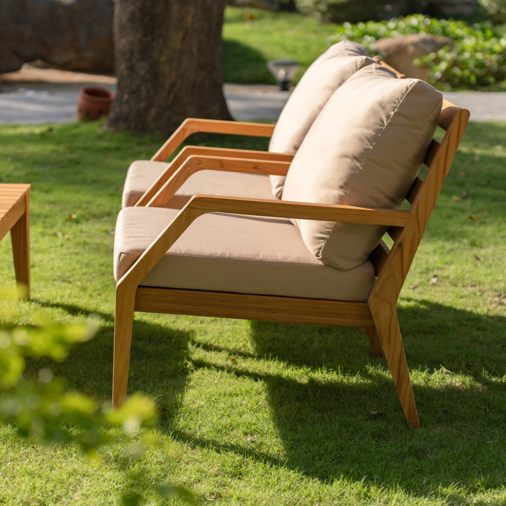 Gunnaröd teak lounge chair with cushions - Stockamöllan - 4