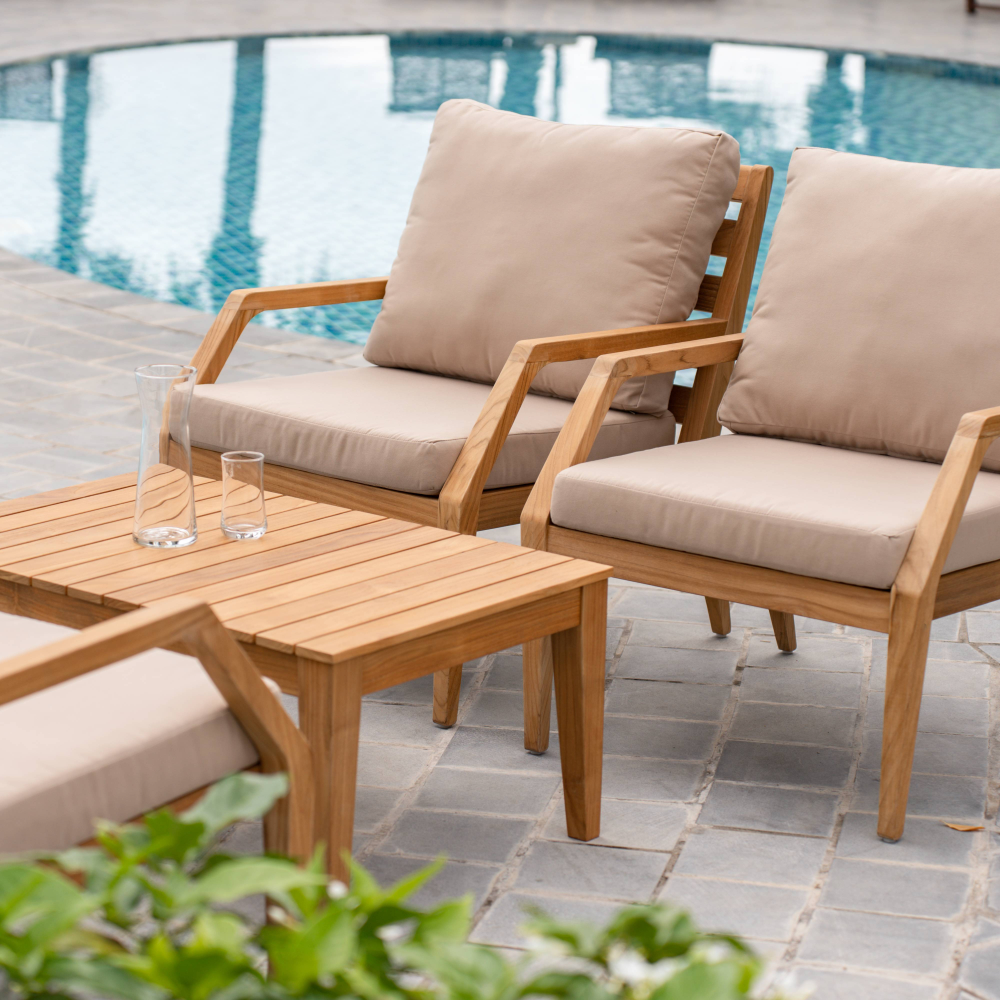 Gunnaröd teak lounge chair with cushions - Stockamöllan - 3