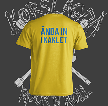 KORSLAGDA - Heja Sverige T-shirt