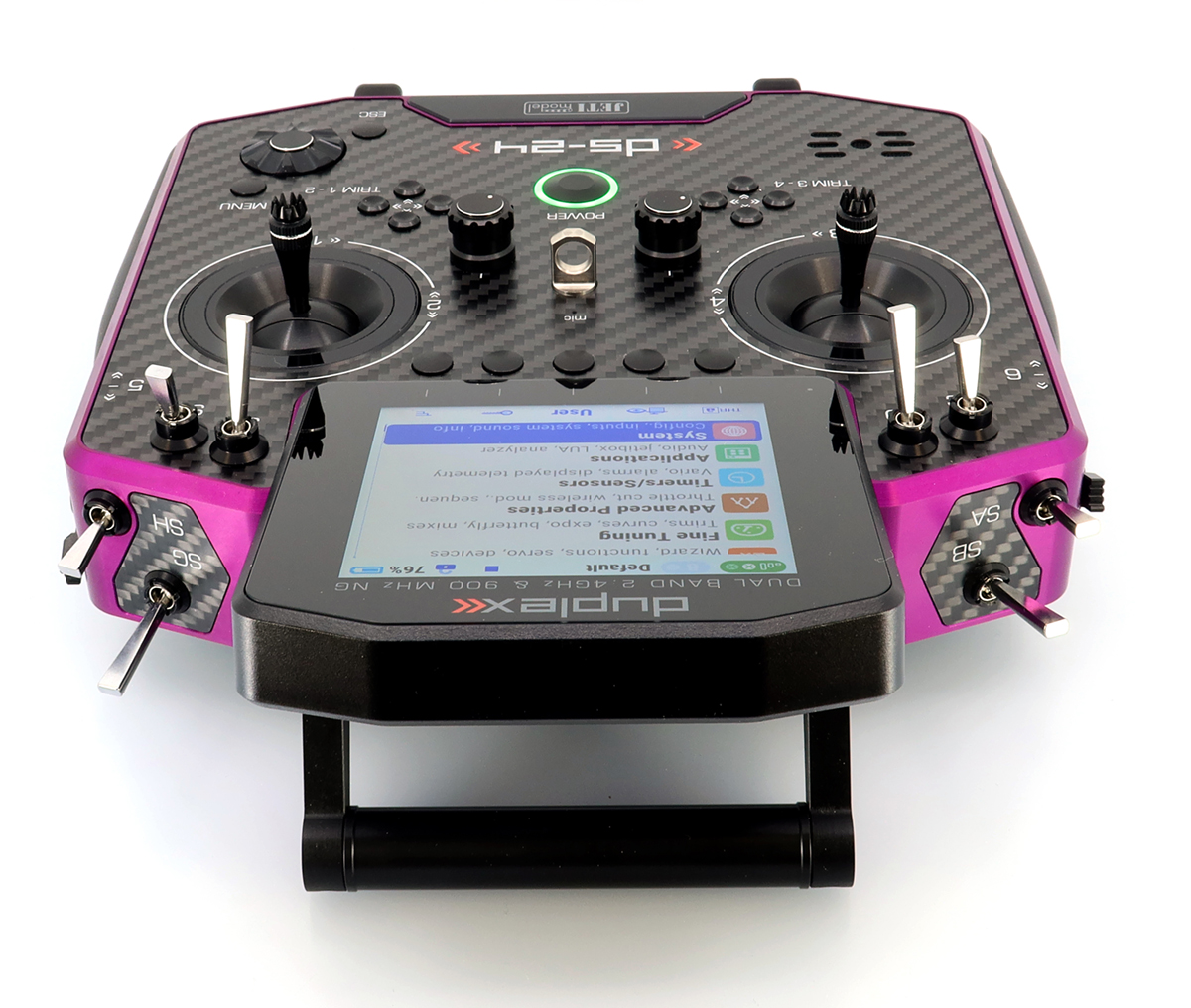 Jeti JDEX-TDS24II-CLPA Duplex DS-24 II - Carbon Line Purple anodized - 13