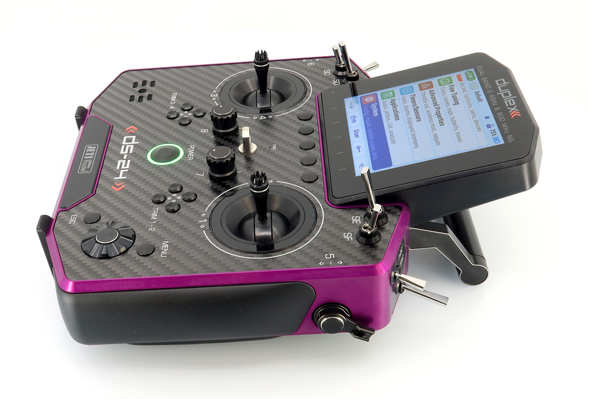 Jeti JDEX-TDS24II-CLPA Duplex DS-24 II - Carbon Line Purple anodized - 15