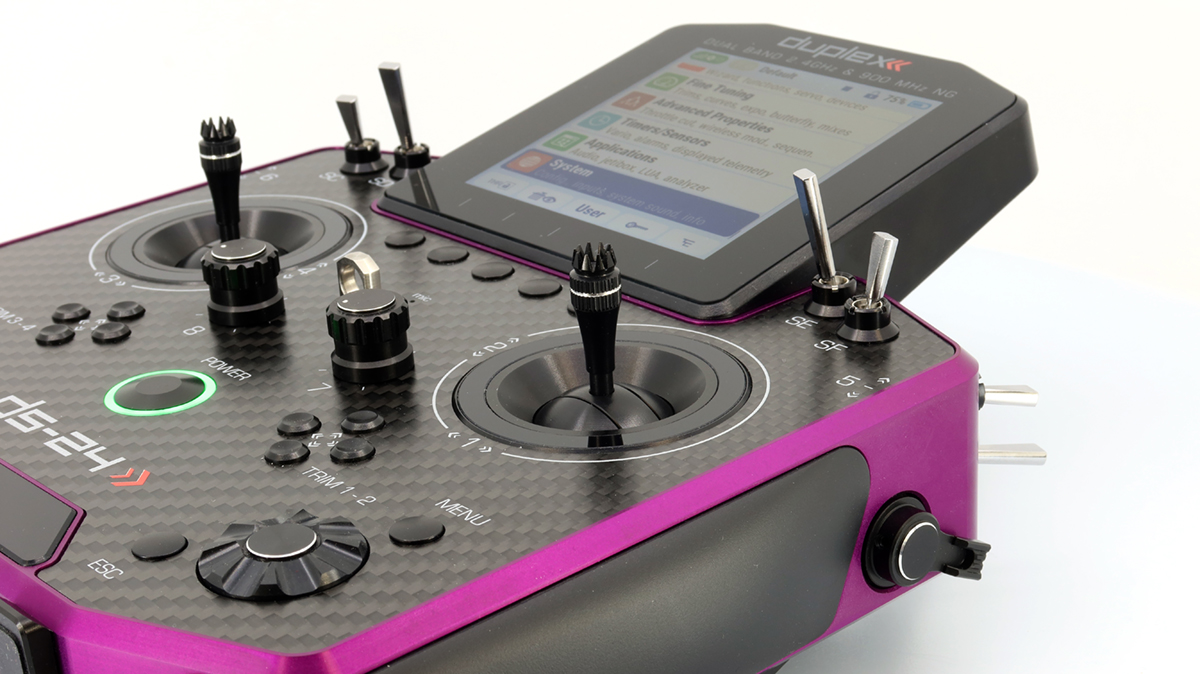 Jeti JDEX-TDS24II-CLPA Duplex DS-24 II - Carbon Line Purple anodized - 19