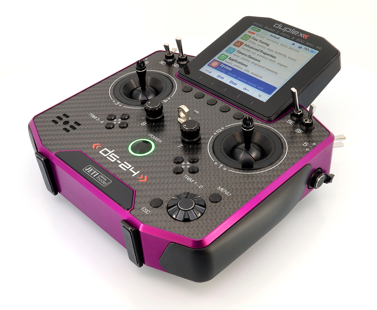 Jeti JDEX-TDS24II-CLPA Duplex DS-24 II - Carbon Line Purple anodized - 16