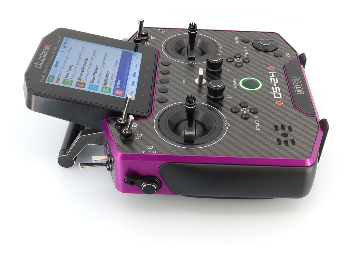 Jeti JDEX-TDS24II-CLPA Duplex DS-24 II - Carbon Line Purple anodized - 11
