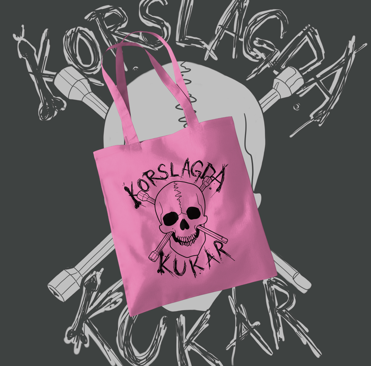 KORSLAGDA KUKAR - Tote Bag