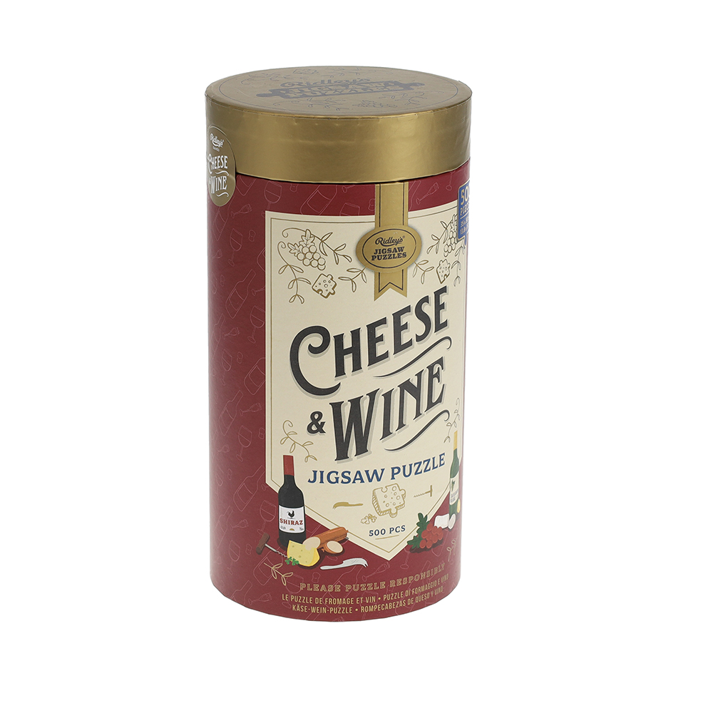 Pussel Cheese & Wine  - 500 bitar i tub - 2