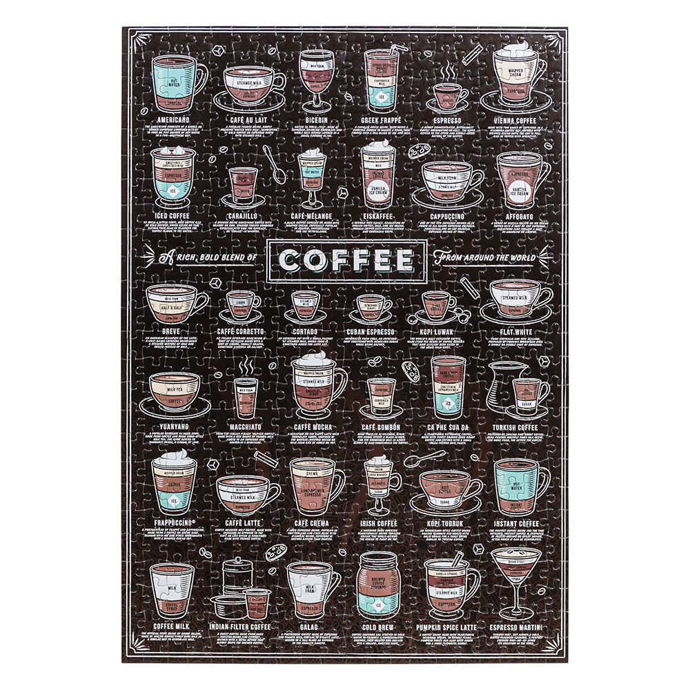 Pussel Coffee Lover  - 500 bitar i tub - 3