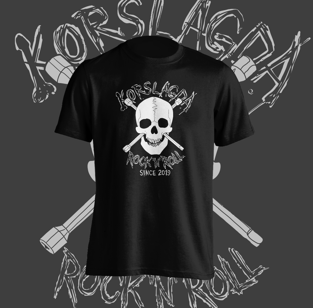 KORSLAGDA - Rock`n`´Roll T-shirt