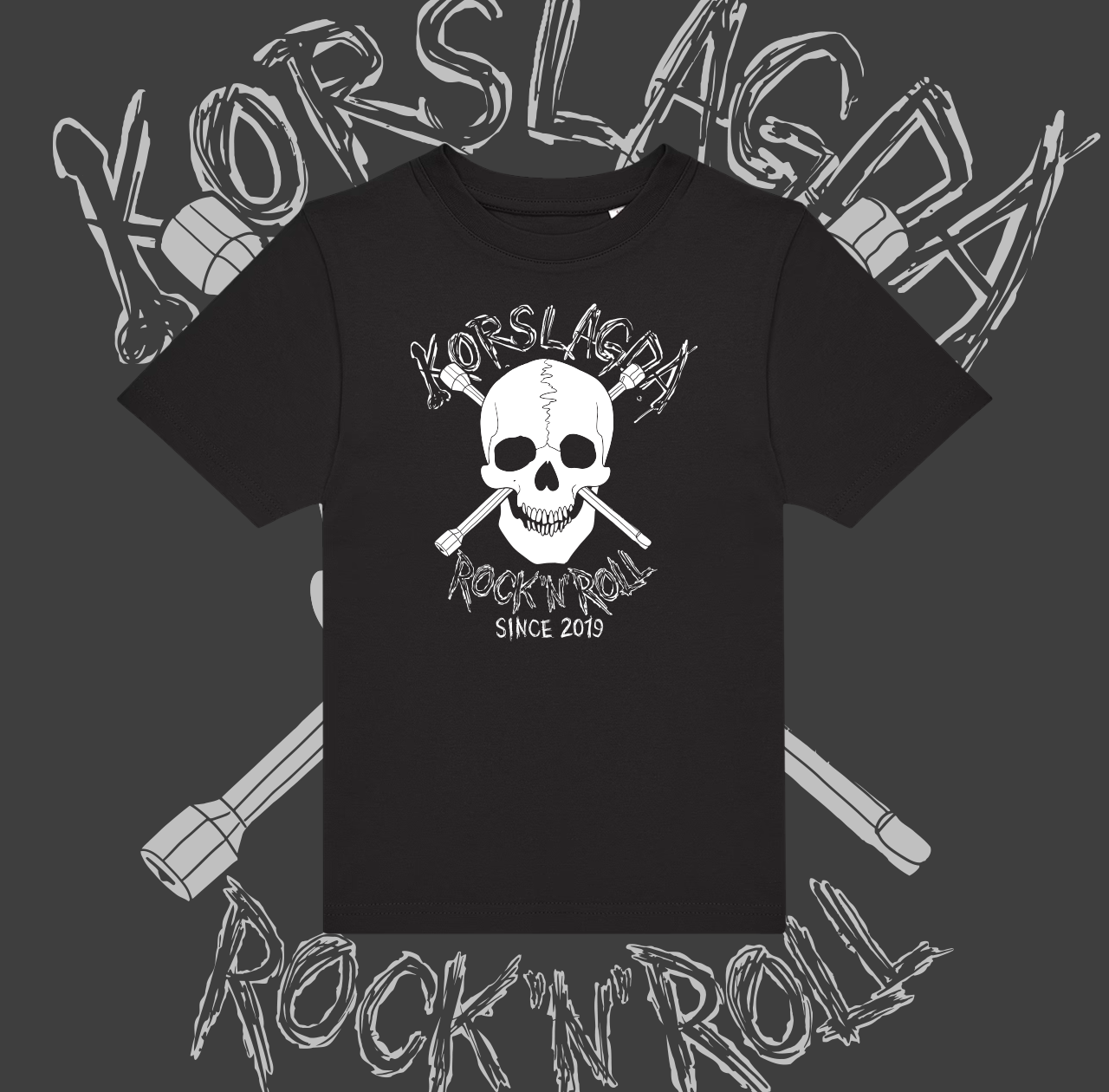KORSLAGDA  - Rock´n´Roll Barntröja