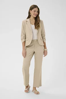 Cream Gia Short Blazer Feather Gray
