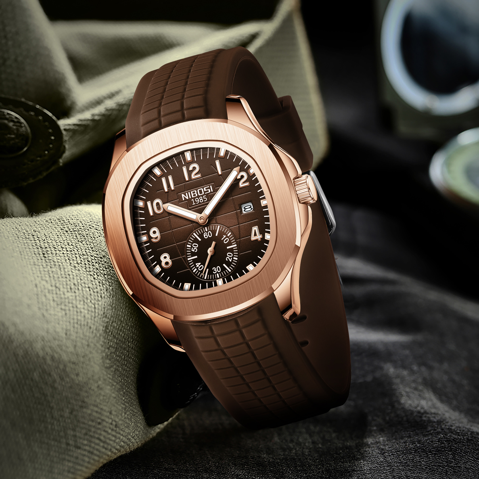 Nibosi Nemesis Rose Gold Brown - 5