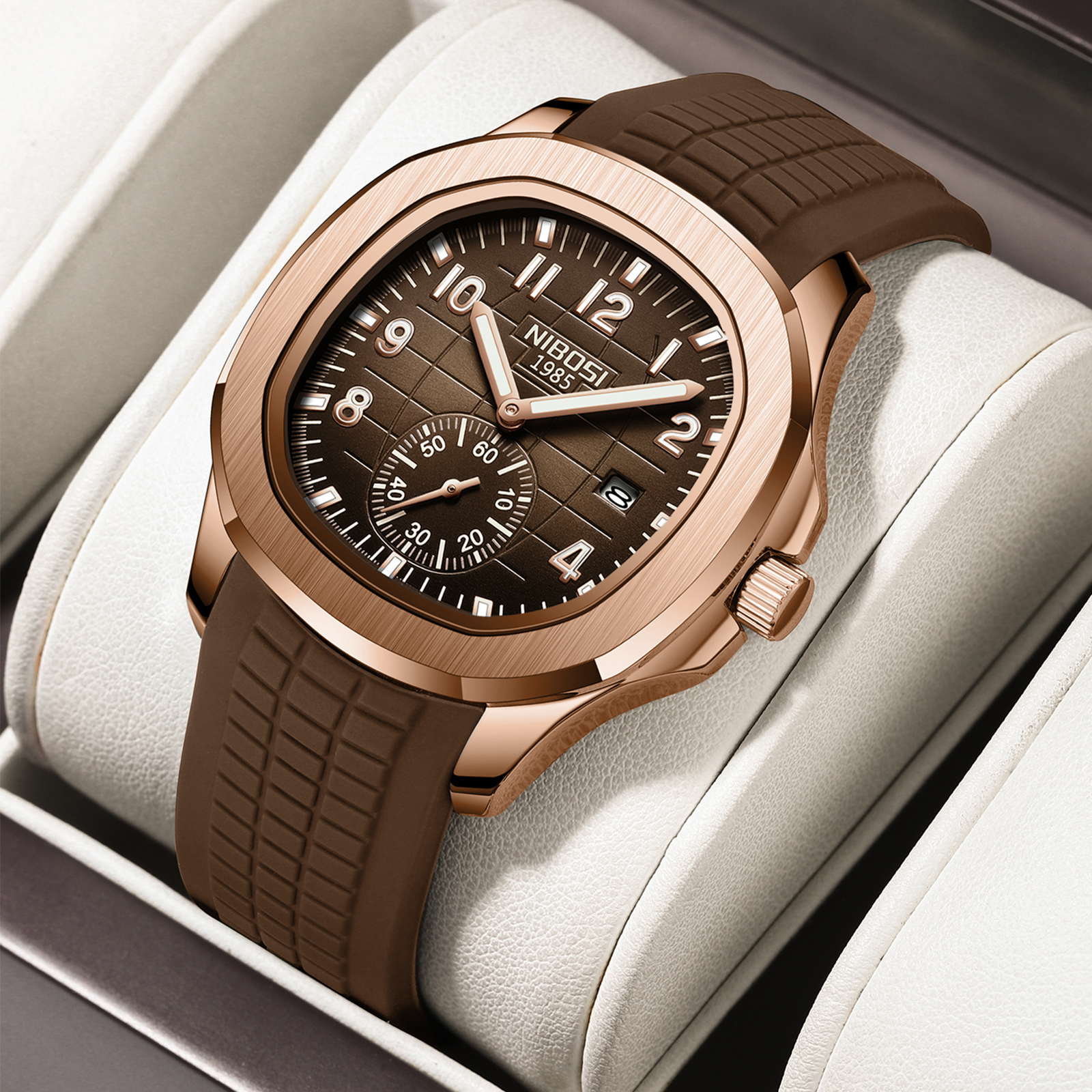 Nibosi Nemesis Rose Gold Brown - 4