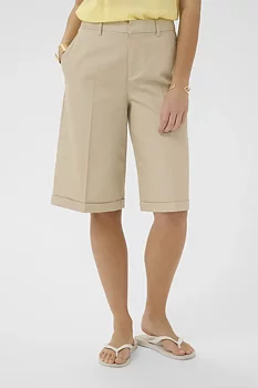 Cream Gia Bermuda Shorts Rrather Gray 