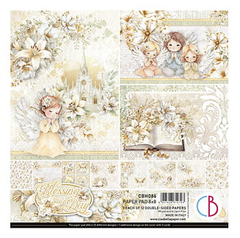 Ciao Bella Blessing Day - Patterns Paperpad 8x8  12/pkg