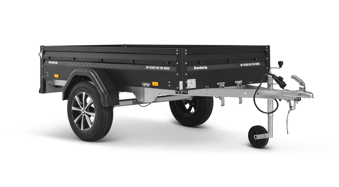 Brenderup Lågbyggd flakvagn Obromsad Serie 1000 204L 750 kg (Limited Edition)