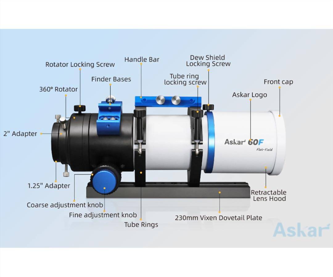 ASKAR 60F - QUADRUPLET FLATFIELD APOKROMAT - 6