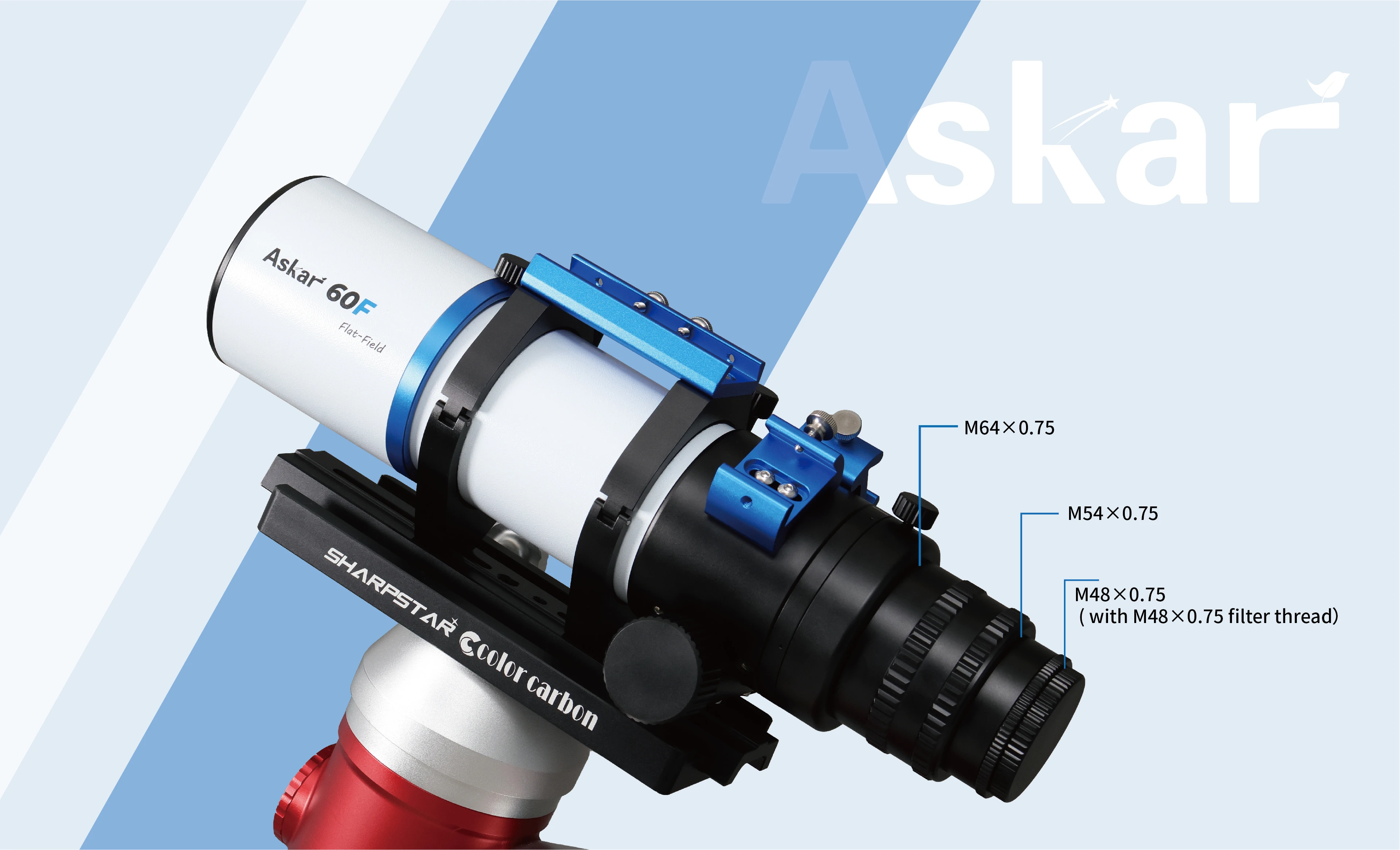 ASKAR 60F - QUADRUPLET FLATFIELD APOKROMAT - 12