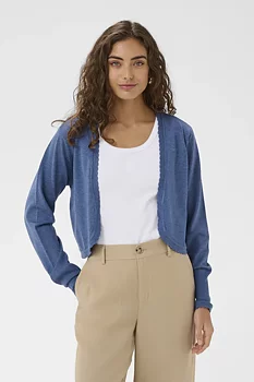 Culture Annemarie Scallop Bolero True Navy Melange