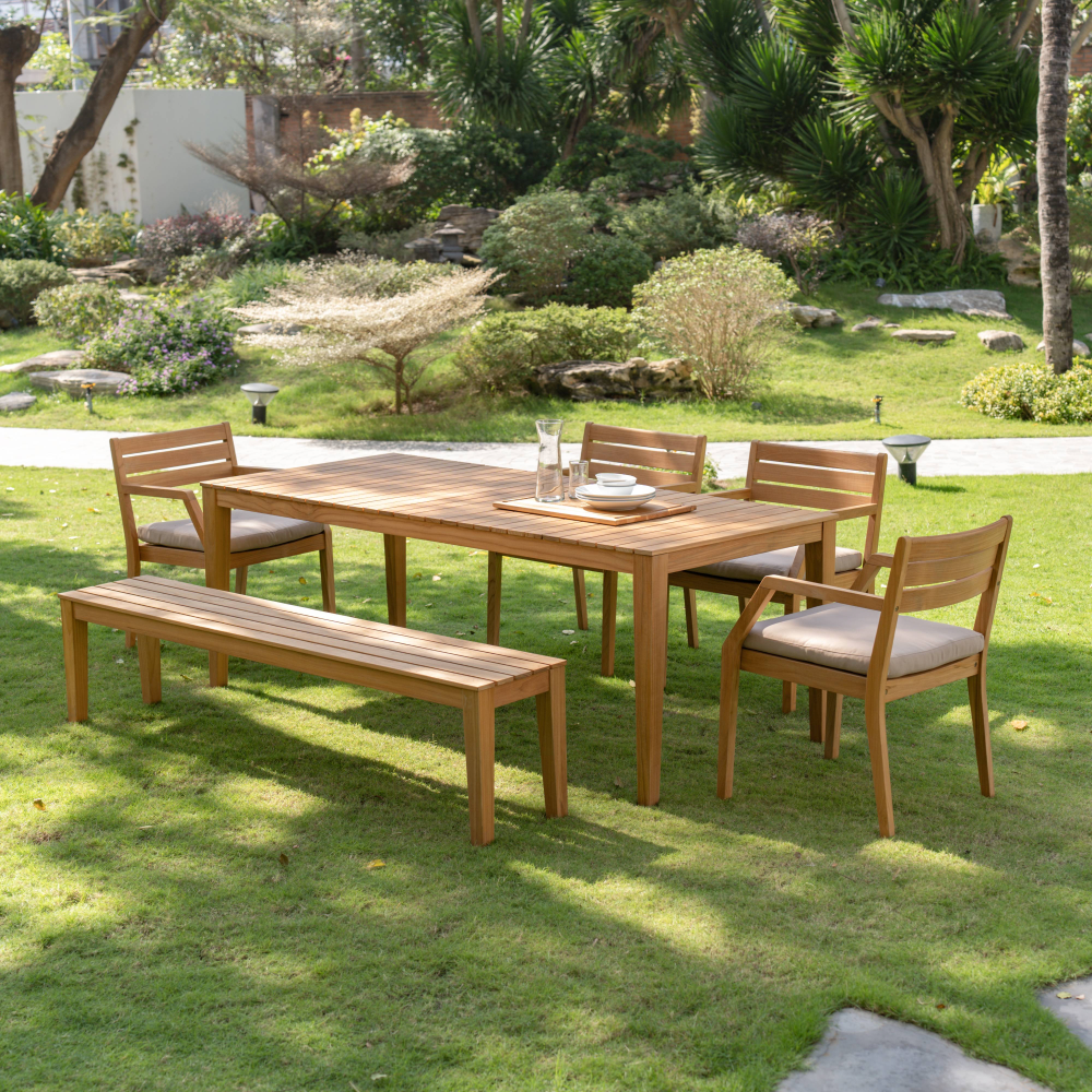 Gunnaröd Sittbänk i Teak - Stockamöllan  - 3