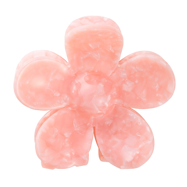 Annica Vallin - Hårklämma L Flower Peach