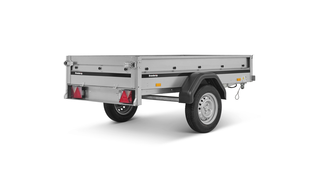 Brenderup Lågbyggd flakvagn Obromsad Serie 1000 204L 750 kg - 3