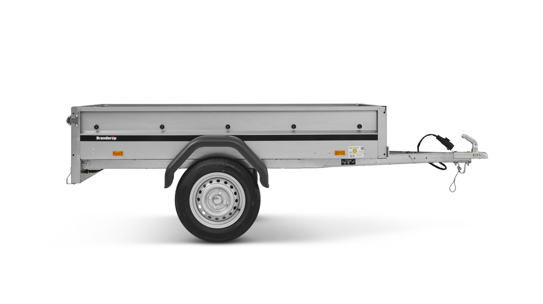 Brenderup Lågbyggd flakvagn Obromsad Serie 1000 204L 750 kg - 2