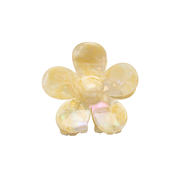 Annica Vallin - Hårklämma Flower Small Butter creme