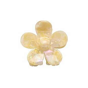 Annica Vallin - Hårklämma Flower Small Butter creme