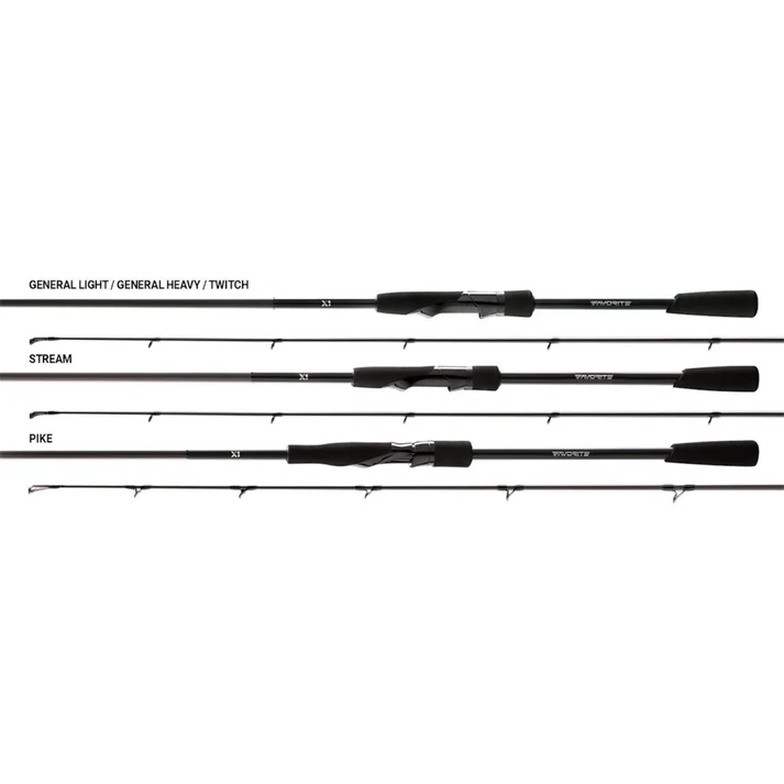 Favorite X1 rods, haspelspön