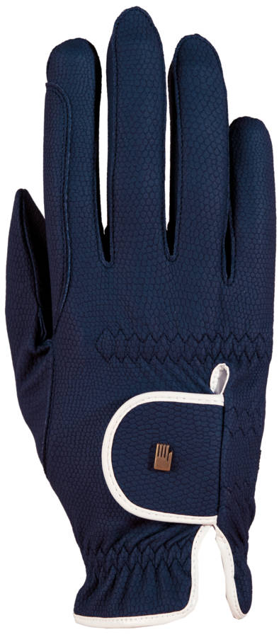 Ridhandske Roeckl Lona navy/ white