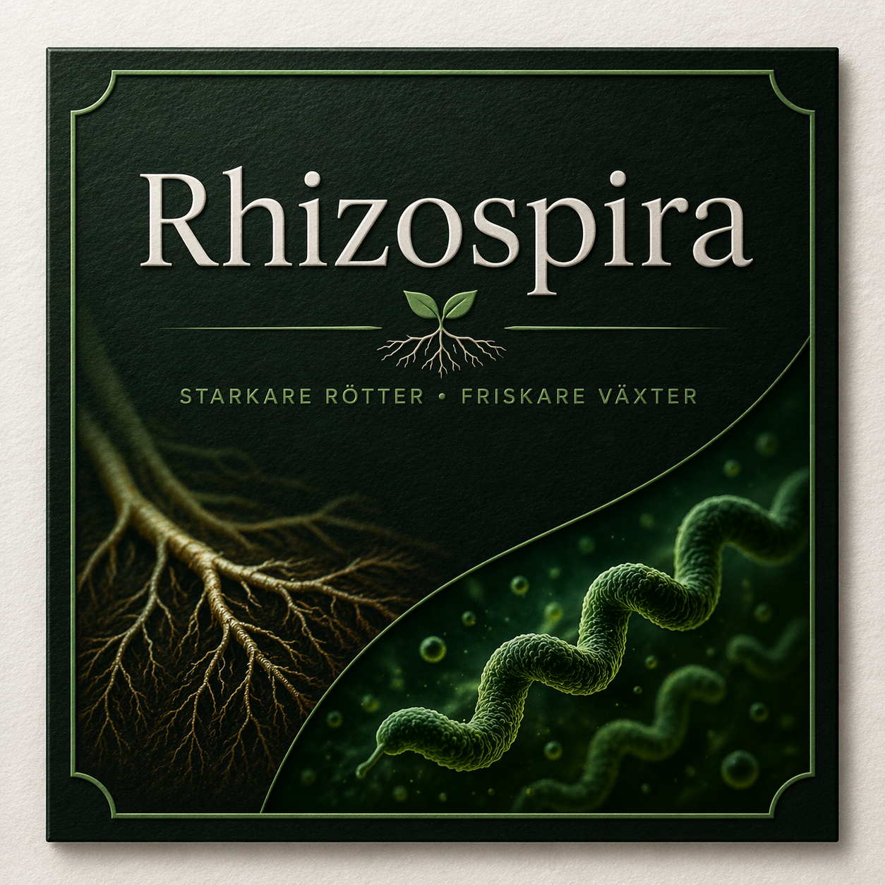 Rhizospira - Mikrobiell biokolbooster för rotstart