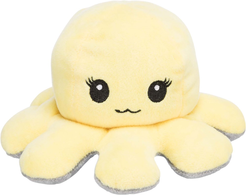 Trixie Hundleksak Vändbar Bläckfisk Plysch Grå/Gul 19cm