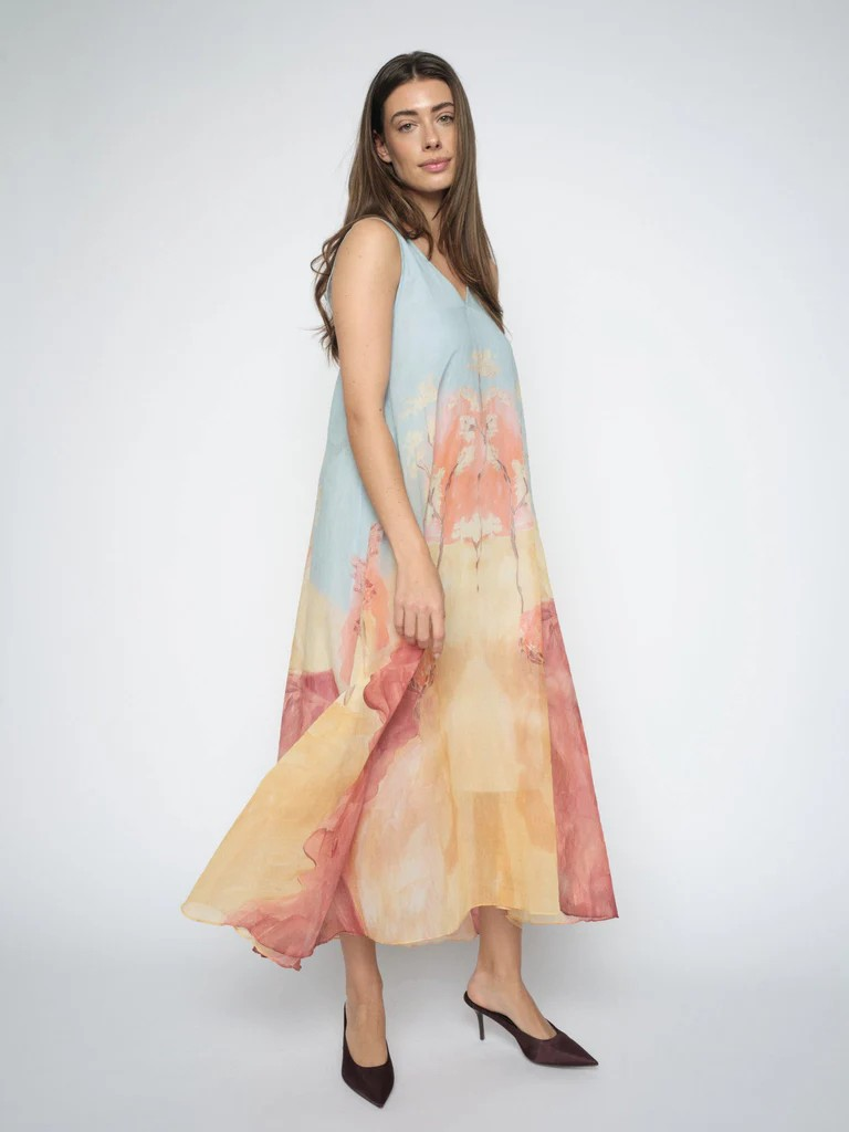 MMNylo Landscape Dress - Skyway - Mos Mosh